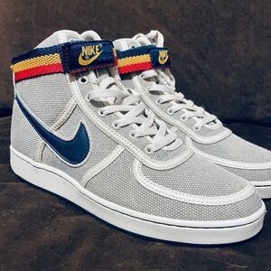 Unreleased 2004 Sample Nike Vandal High Mens 9 US 42.5 EUR Cement Linen Navy